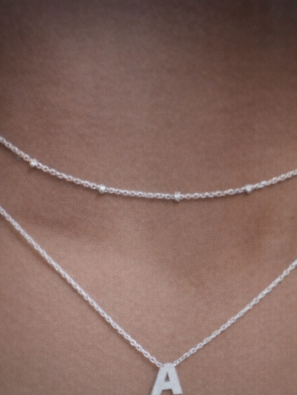 Silver Initial M Pendant Necklace - Women's Jewelry
